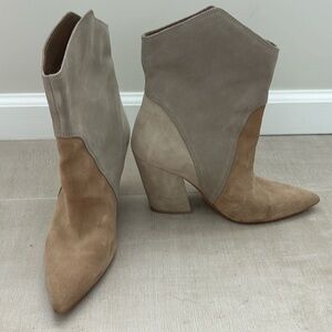 Dolce vita, nestly boots, taupe suede, size 10